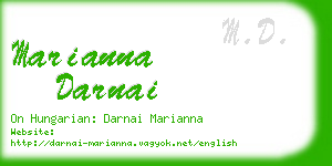 marianna darnai business card